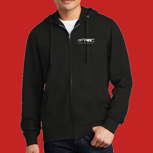 Unisex/Mens Softstyle Full Zip Fleece Hoodie Thumbnail